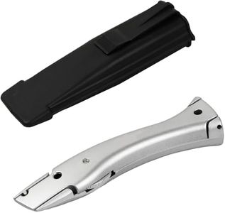 1 Articulo Cutter Plegable Portaherramientas de Alta Resistencia, Cuchillo para Moqueta Sin Juego de Cuchilla + Cuchillo