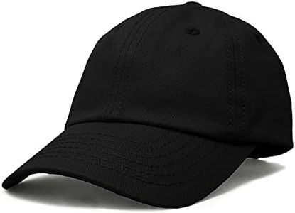 DALIX Infant Baseball Hat Baby Cap Tiny Extra Small Girls Boys, Black, XX-Small