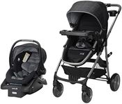 Safety 1st Deluxe Grow and Go Flex 8-in-1 Travel System, Weight Capacity from 4–35 lbs, High Street