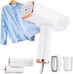 Clothes Steamer Handheld UK - UNOSEKS Portable Garment Steamer 1200W 20s Fast Heat with 120ML Detachable Water Tank, Handheld Steamer for Clothes, Travel Steamer for Home Office Travel Business Trip