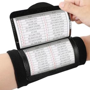 Uikro 5 Pack Football Wristbands, Triple Window Youth Quarterback (QB) Football Play Wristbands for Signs