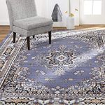 Home Dynamix Area Rug, Polypropylene, Blue/Brown, 5'2"x7'4"