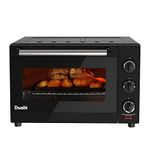 Dualit Electric Mini Oven - Large 22L Capacity - Double Glazed Window - Defrost, Grill, Roast & Bake Functions - 1600W - Easy Clean, Non-Stick Interior