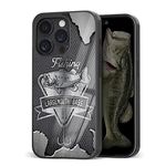 Fishing Phone Cases Gifts for Men Dad for iPhone 5 6 7 8 11 12 13 14 15 16 Pro Max Plus Mini Xr Xs SE for Samsung A03 A13 A53 A73 Note S Z Series Moto Edge20 S Pixel 6 7 Pro (Metal Mesh Texture)