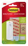 Command Sawtooth Picture Hanging Hooks, 1 Hanger 2 Large Strips, White - Damage-Free, 17040C