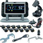 TST 507 Tire Pressure Monitoring System with 12 Flow Thru Sensors and Color Display for Metal Valve Stems by Truck System Technologies, TPMS for RVs, Campers and Trailers