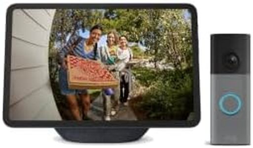 Amazon Echo Show 11 with Ring Battery Doorbell Bundle - 11" Full-HD Display with Alexa+ & Retinal 2K Doorbell with 6x Enhanced Zoom