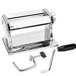 Luqeeg Polymer Clay Press Machine, Hand Crank Manual Operation, Clay Machine, 6 Thickness, 15cm Wide Silver Roller