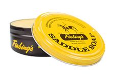 Fiebing's Yellow Saddle Soap for Leather (12 oz Tin) - Leather Cleaner & Conditioner to Soften, Protect & Restore Leathercraft - Leather Soap for Car Seat, Couch, Shoe, Purse, Boot, Bag, & Saddles