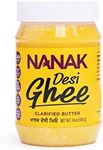 Nanak Desi Ghee Clarified Butter - Premium Quality, Keto Friendly, Certified Paleo, Lactose-Free, Source of Vitamins A & D Great Alternative for Butter Suitable for Cooking (14 oz)