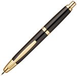 Pilot Fountain Pen Capless, F-Nib, Black Body (FC-15SR-B-F)