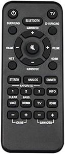 Allimity VAH0130 MBE112 Replaced Remote Control Fit for Yamaha MusicCast Bar 400 Surround System ATS-4080 and YAS-408 YAS408BL Soundbar