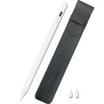 Amazon Basics Upgraded 2nd Gen Stylus Pen | Only for iPad 2018-2025 Air 3/4/5/M2/M3, mini 5/6, 6/7/8/9/10/11, Pro 11", 12.9" & M4 | White