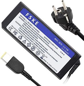 FSKE 90W 20V 4.5A ADLX65NDC3A ADLX90NLC3A ADLX65SLC2A Cargador del Ordenador Portátil para Lenovo V110 L440 X240 T470S AC Adaptador, Notebook EUR Power Supply,11 * 5.0mm