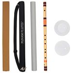 Punam Flutes G Sharp Base Right Hand Bamboo Flute/Bansuri Size 24.2 Inches