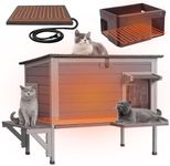GUTINNEEN Heated Cat House for Outs