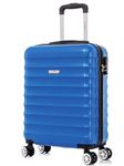 FLYMAX 55x40x20 Ryanair Cabin Bag Hand Luggage Lightweight Suitcase Approved Carry on Luggage Case 2.5KG 40L Navy