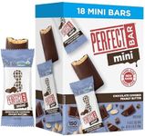 Perfect Bar Mini, Chocolate Covered Peanut Butter Protein Bar, Protein Snack, Snack Bar, Organic, Gluten Free, Soy Free, Non GMO, No Sugar Alcohols, 1.05 Ounce Bar, 18 Count
