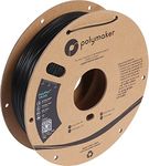 Polymaker TPU Filament 1.75 Black, 750g Shore 95A Flexible Filament 1.75mm, Cardboard Spool - PolyFlex TPU95 3D TPU Filament 1.75mm Black Soft Filament Flexible