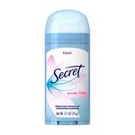 Secret Invisible Solid Antiperspirant Deodorant - Powder Fresh 80 ml (Pack of 3)