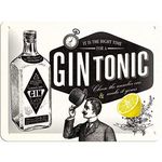 Nostalgic-art Gin Tonic Vintage Design Tin Sign 15 x 20 cm 26168