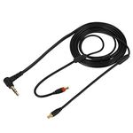 ASHATA A2DC Headphone Extension Cable, 3.5 mm Jack Headphone Cable Audio Extension Cable for ATH-LS50/70/200/300/400, E40/50/70