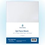 SmartSolve 2 pt. Water-Soluble Bio-Based Paper, Dissolves Quickly in Water, Biodegradable, Eco-Friendly, Tracing, Sewing Patterns, Crafts, Letter Size 8.5” x 11”, Pack of 500 White Sheets