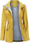 DOSLAVIDA Women's Hooded Windbreake