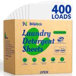 BellaLuce Laundry Detergent Sheets, Fragrance Free, 400 Loads