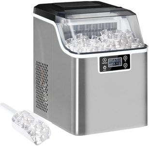 Cobuy Countertop Ice Maker Machine, 20KG/24H Self-Cleaning Ice Makers