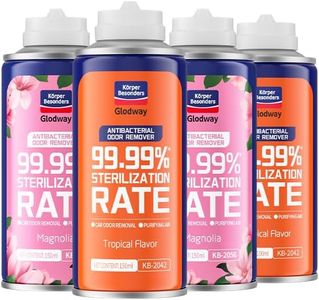 Glodway Air Refresher,Odor Eliminator Remover Spray,Odor Remover,Long-Lasting Scent For Home,Couch,Mattress,Furniture, bathroom,Fabrics & Trash,6 Ounce,Magnolia,Tropical Flavor,4 Pack