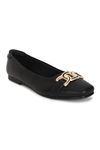 Van Heusen Women Black Ballerinas