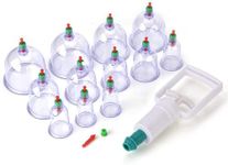 Gadget Deals- Cupping Kit -12 Pcs| Cupping Therapy Cups | Cupping Cups | Cupping Therapy kit |Health Care- Therapy Cup Set | Therapy Cupping Set | Therapy Equipment | Vacuum Cupping Set