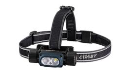 Coast WPH34R 2000 Lumen Waterproof Ultra Bright IP68 USB Rechargeable-Dual Power Headlamp, 6 Modes with Spot and Flood Beams, Blue/Black