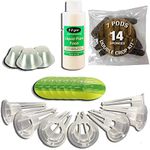 7 Pod Seedless Double Crop Kit for Aerogardens by EZ-gro | Double The Sponges for 2 Crops | No Iron Labels Peel and Stick | 25% More Fertilizer | Compatible with All Aerogarden Grow Anything