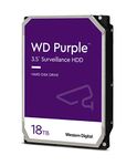 Western Digital 18TB WD Purple Surveillance Internal Hard Drive HDD - SATA 6 Gb/s, 256MB Cache, 3.5" - WD180PURZ