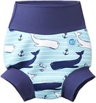 Splash About Happy Reusable Swim Nappy, Vintage Moby, 6-12 Months