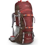 Mountaintop Outdoor Waterproof Hiking mountaineering Internal Frame Backpack 5805 Maroon