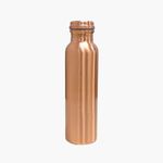 SuperGeneriX Pure Copper Water Bottle 1L | Ayurvedic Pure Copper Water Bottle with Leakproof Lid | 1L Water Bottle for Office & Gym (Copper Plain)