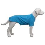 lovelonglong 2019 Pet Clothing Costumes Puppy Dog Clothes Blank T-Shirt Tee Shirts for Large Medium Small Dogs 100% Cotton Lakeblue XXXL