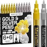 Gold & Silver Paint Pens for Rock P