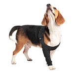 Suitical Recovery Sleeve for Dogs | Front Leg Protection After Surgery | Dog Leg Sleeve to Stop Licking | Machine Washable | Chest Circumference 17.7”- 24.0” | Sleeve Length 9.1” | S | Single Sleeve