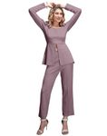 SIRIL Co-ord Set for Women's Lycra 2 Piece Co-Ord Set | Coord Sets | Formal Co ord Set for Women (485TK10694-XXL_Light Brown)