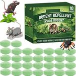 30Pack 𝐌𝐨𝐮𝐬𝐞 𝗥𝗼𝗱𝗲𝗻𝘁 𝐑𝐞𝐩𝐞𝐥𝐥𝐞𝐧𝐭,Peppermint Oill for 𝐦𝐢𝐜𝐞,𝐑𝐚𝐭𝐬 & 𝐬𝐪𝐮𝐢𝐫𝐫𝐞𝐥𝐬, Indoor & Outdoor Use for Home, Garage & Garden,Safe for Homes & Pets (30Pack)