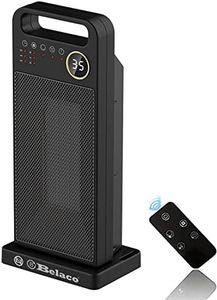 Belaco New Space Heater, Electric Heater, Timer, Remote Control, Oscillation, Ceramic Fan Heater portable heater 2000W home office room heater, Overheat protection
