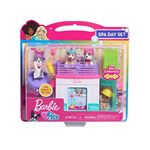 Barbie Pets Spa Day Playset, 8 Piece Connectible Playset with Pet Figures and Accessories, Kids Toys for Ages 3 Up, Gifts and Presents