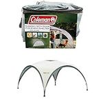 Coleman Gazebo Event Shelter L Including Side Panel with Door and Window, Garden and Camping, Sturdy Steel Poles Construction, Large Event Tent, Portable Sun Shelter with Sun Protection SPF 50+