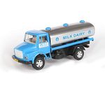 Centy Toys Plastic Mother Dairy Pull Back Tanker (Assorted Color), Multi Color, Toddler