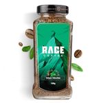 Rage Coffee Mint Mocha Flavoured Instant Coffee with Plant based Vitamins | 100% Arabica beans coffee | Helps in improve Gut health | Hot&Cold coffee - 100g