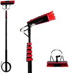 Extendable window cleaning kit telescopic brush 36ft/10.8M Water Fed Extendable Brush, Cleaning Photovoltaic And Solar Panels Window Clean Extendable Cleaner Conservatory Ywanwj water fed pole